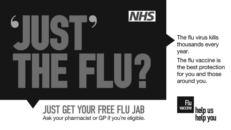 The flu vaccine is the best protection for you and those around you. Ask your pharmacist or GP if you're eligible.